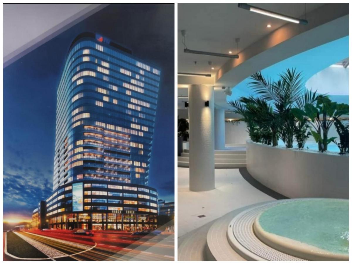Szczecin Hanza Tower Apartment-Basen Eksteriør billede